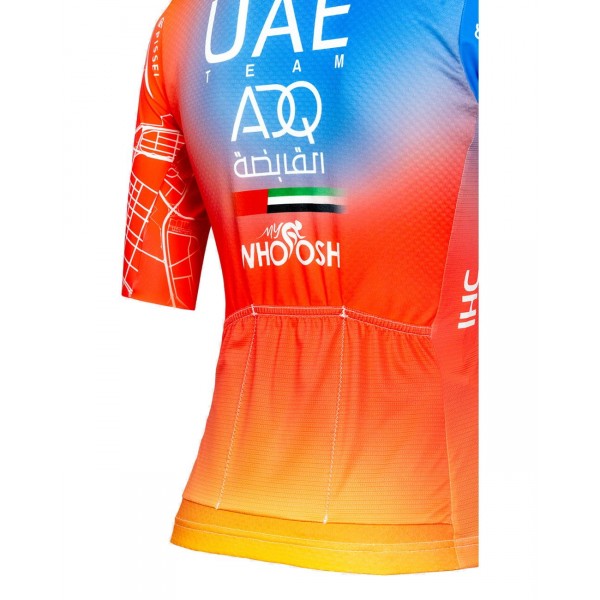 UAE TEAM ADQ2023 Damen Set (Radtrikot+Trägerhose)-Radsport-Damen-Team